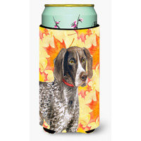 "Caroline's Treasures German Shorthaired Pointer Fall Decorative Can Hugger, Tall Boy, Multicolor"