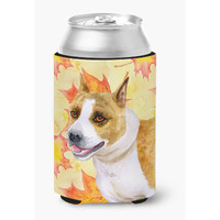 "Caroline's Treasures American Staffordshire Fall Decorative Can Hugger, Multicolor"