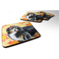 "Caroline's Treasures Bernese Mountain Dog Fall Decorative coasters, Multicolor"