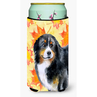 "Caroline's Treasures Bernese Mountain Dog Fall Decorative Can Hugger, Tall Boy, Multicolor"