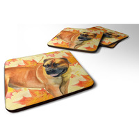 "Caroline's Treasures Boerboel Mastiff Fall Decorative coasters, Multicolor"