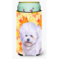 "Caroline's Treasures Bichon Frise Fall Decorative Can Hugger, Tall Boy, Multicolor"