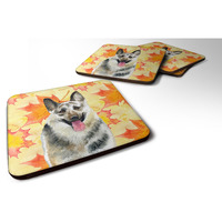 "Caroline's Treasures East-European Shepherd Fall Decorative coasters, Multicolor"