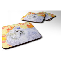 "Caroline's Treasures Maltese Fall Decorative coasters, Multicolor"