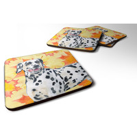 "Caroline's Treasures Dalmatian Fall Decorative coasters, Multicolor"