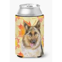 "Caroline's Treasures German Shepherd Fall Decorative Can Hugger, Multicolor"