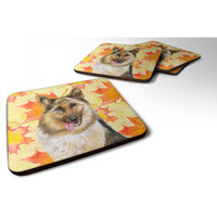 "Caroline's Treasures German Shepherd Fall Decorative coasters, Multicolor"
