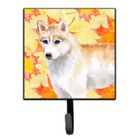 "Caroline's Treasures Siberian Husky Fall Wall Hook, Small, Multicolor"