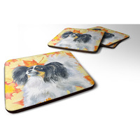 "Caroline's Treasures Papillon Fall Decorative coasters, Multicolor"