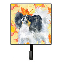"Caroline's Treasures Papillon Fall Wall Hook, Small, Multicolor"