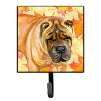 "Caroline's Treasures Shar Pei Fall Wall Hook, Small, Multicolor"