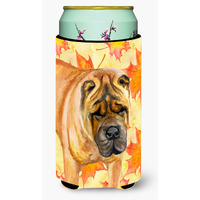 "Caroline's Treasures Shar Pei Fall Decorative Can Hugger, Tall Boy, Multicolor"