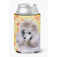 "Caroline's Treasures Poodle Fall Decorative Can Hugger, Multicolor"