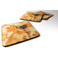 "Caroline's Treasures Small Brabant Griffon Fall Decorative coasters, Multicolor"