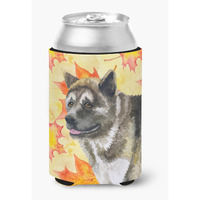 "Caroline's Treasures American Akita Fall Decorative Can Hugger, Multicolor"