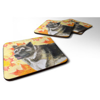 "Caroline's Treasures American Akita Fall Decorative coasters, Multicolor"
