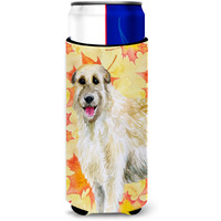 "Caroline's Treasures Irish Wolfhound Fall Decorative Can Hugger, Slim, Multicolor"