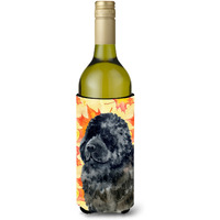 "Caroline's Treasures Newfoundland Fall Decorative Bottle Hugger, 750ml, Multicolor"