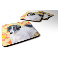 "Caroline's Treasures Borzoi Fall Decorative coasters, Multicolor"