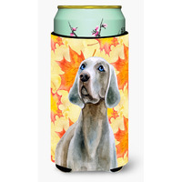 "Caroline's Treasures Weimaraner Fall Decorative Can Hugger, Tall Boy, Multicolor"