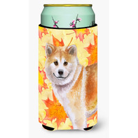 "Caroline's Treasures Shiba Inu Fall Decorative Can Hugger, Tall Boy, Multicolor"
