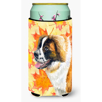 "Caroline's Treasures Saint Bernard Fall Decorative Can Hugger, Tall Boy, Multicolor"
