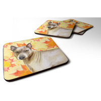 "Caroline's Treasures Thai Ridgeback Fall Decorative coasters, Multicolor"
