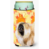 "Caroline's Treasures Pekingese Fall Decorative Can Hugger, Tall Boy, Multicolor"