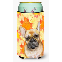 "Caroline's Treasures French Bulldog Fall Decorative Can Hugger, Tall Boy, Multicolor"