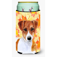 "Caroline's Treasures Jack Russell Terrier Fall Decorative Can Hugger, Tall Boy, Multicolor"