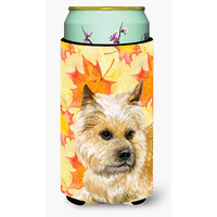 "Caroline's Treasures Cairn Terrier Fall Decorative Can Hugger, Tall Boy, Multicolor"