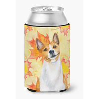 "Caroline's Treasures Basenji Fall Decorative Can Hugger, Multicolor"