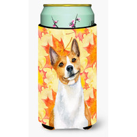 "Caroline's Treasures Basenji Fall Decorative Can Hugger, Tall Boy, Multicolor"