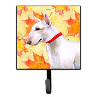 "Caroline's Treasures Bull Terrier Fall Wall Hook, Small, Multicolor"