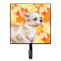 "Caroline's Treasures Chihuahua Leg up Fall Wall Hook, Small, Multicolor"