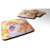 "Caroline's Treasures Akita Fall Decorative coasters, Multicolor"