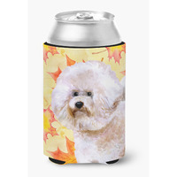 "Caroline's Treasures Bichon Frise #2 Fall Decorative Can Hugger, Multicolor"