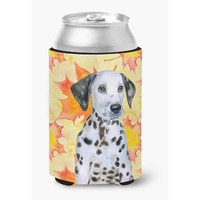 "Caroline's Treasures Dalmatian Puppy Fall Decorative Can Hugger, Multicolor"
