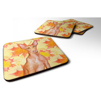 "Caroline's Treasures Pharaoh Hound Fall Decorative coasters, Multicolor"