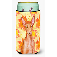 "Caroline's Treasures Pharaoh Hound Fall Decorative Can Hugger, Tall Boy, Multicolor"