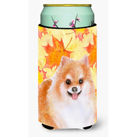 "Caroline's Treasures Pomeranian #2 Fall Decorative Can Hugger, Tall Boy, Multicolor"