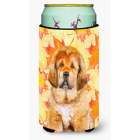 "Caroline's Treasures Tibetan Mastiff Fall Decorative Can Hugger, Tall Boy, Multicolor"
