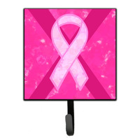 "Caroline's Treasures BC1001SH4 Breast Cancer Battle Flag Leash or Key Holder, Small, Multicolor"