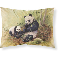 "Caroline's Treasures Panda Bears by Daphne Baxter Fabric Standard Pillowcase BDBA0111PILLOWCASE, Multicolor"