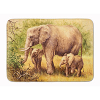 "Caroline's Treasures Elephants by Daphne Baxter Floor Mat, 19"" x 27"", Multicolor"