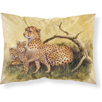 "Caroline's Treasures Cheetahs by Daphne Baxter Fabric Standard Pillowcase BDBA0113PILLOWCASE, Multicolor"