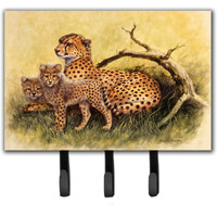 "Caroline's Treasures Cheetahs by Daphne Baxter Leash or Key Holder BDBA0113TH68, Triple"