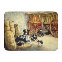 "Caroline's Treasures Border Collie Dog Litter Floor Mat, 19"" x 27"", Multicolor"