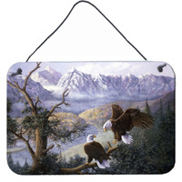 "Caroline's Treasures Eagles by Daphne Baxter Wall or Door Hanging Prints BDBA0153DS812, 8HX12W"