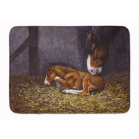 "Caroline's Treasures Horse and Her Foal Floor Mat, 19"" x 27"", Multicolor"